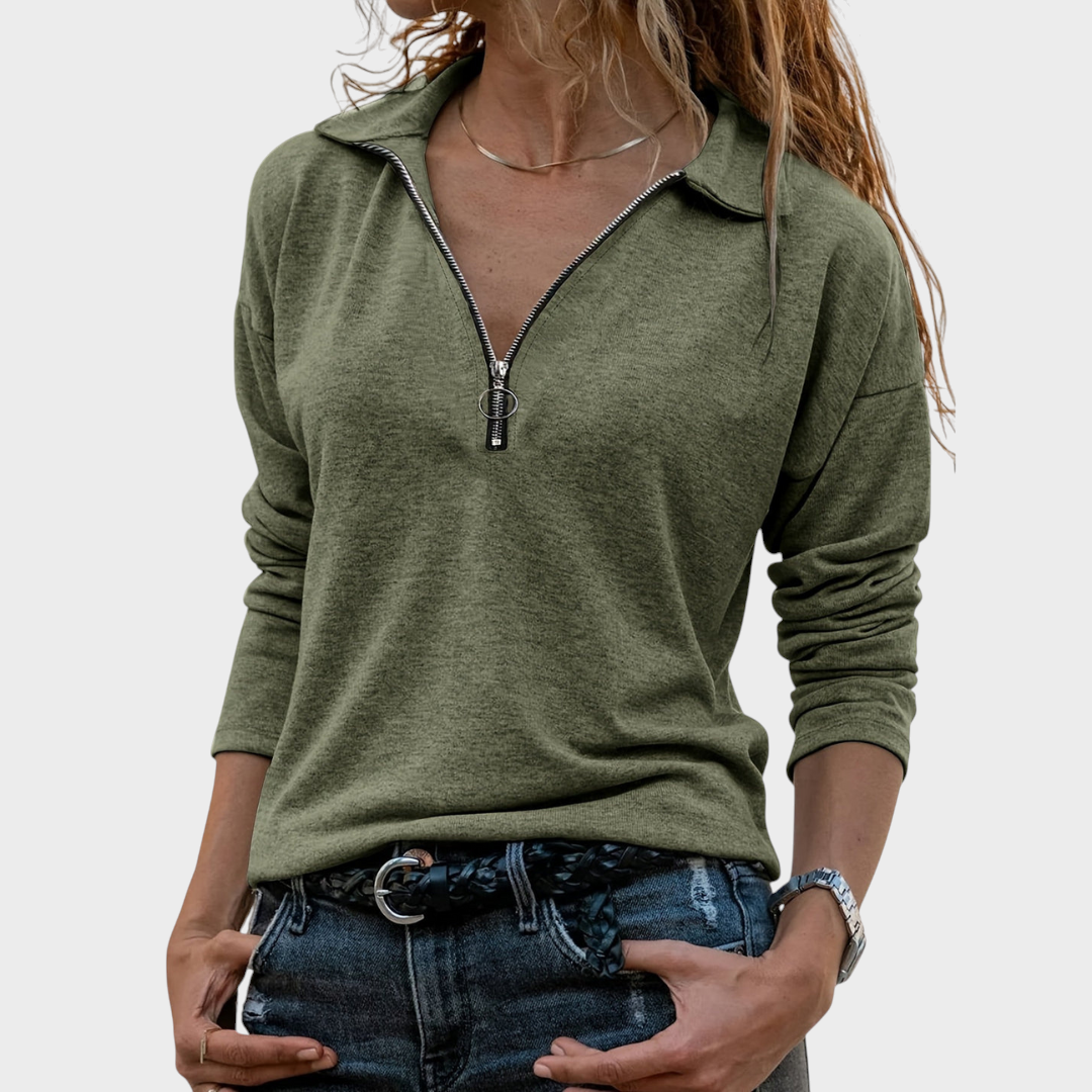 Nadine | Γυναικεία Φούτερ με Μισό Φερμουάρ