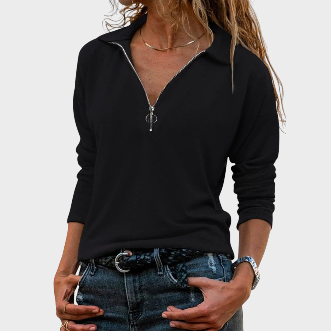 Nadine | Γυναικεία Φούτερ με Μισό Φερμουάρ