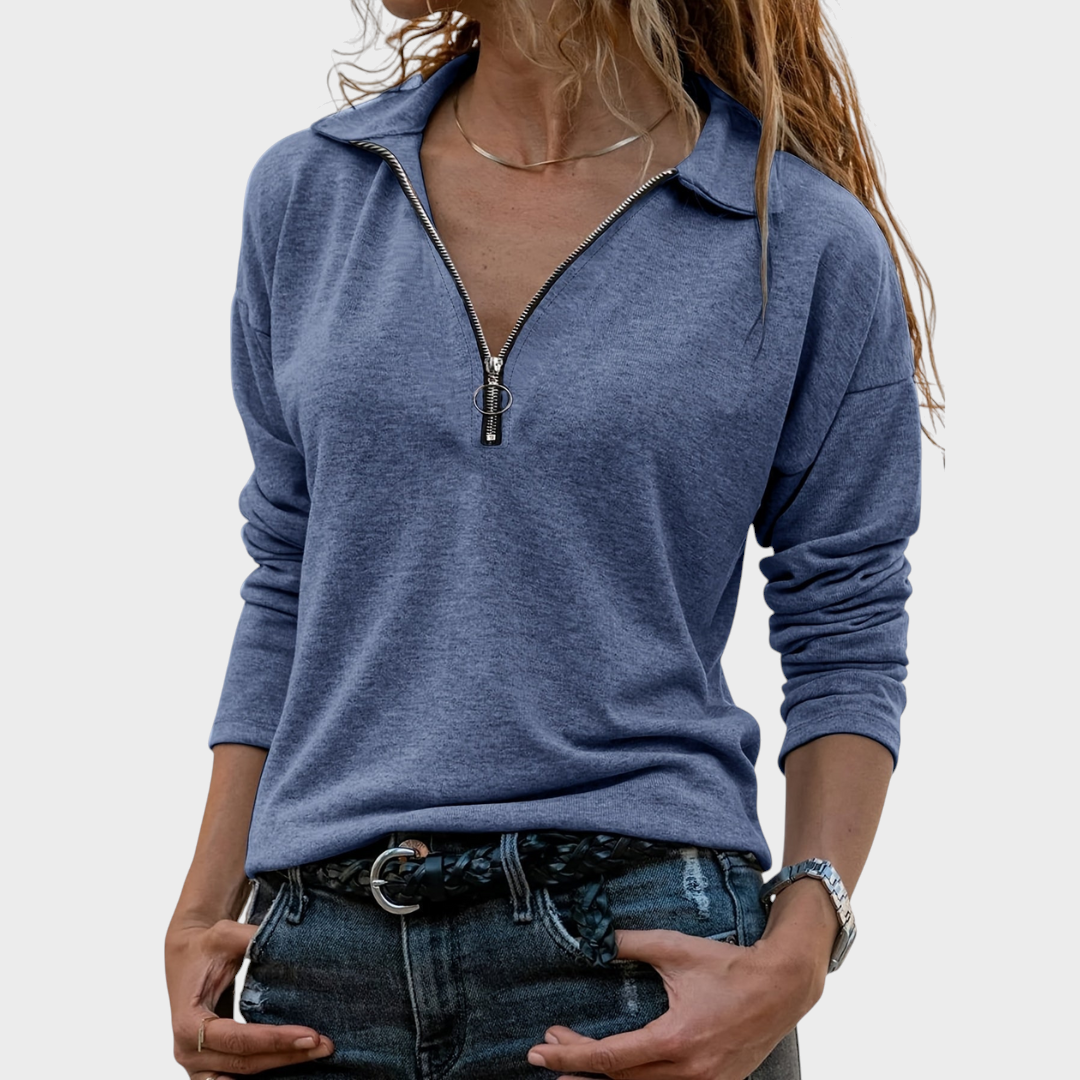 Nadine | Γυναικεία Φούτερ με Μισό Φερμουάρ