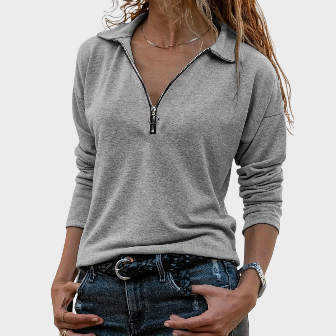 Nadine | Γυναικεία Φούτερ με Μισό Φερμουάρ