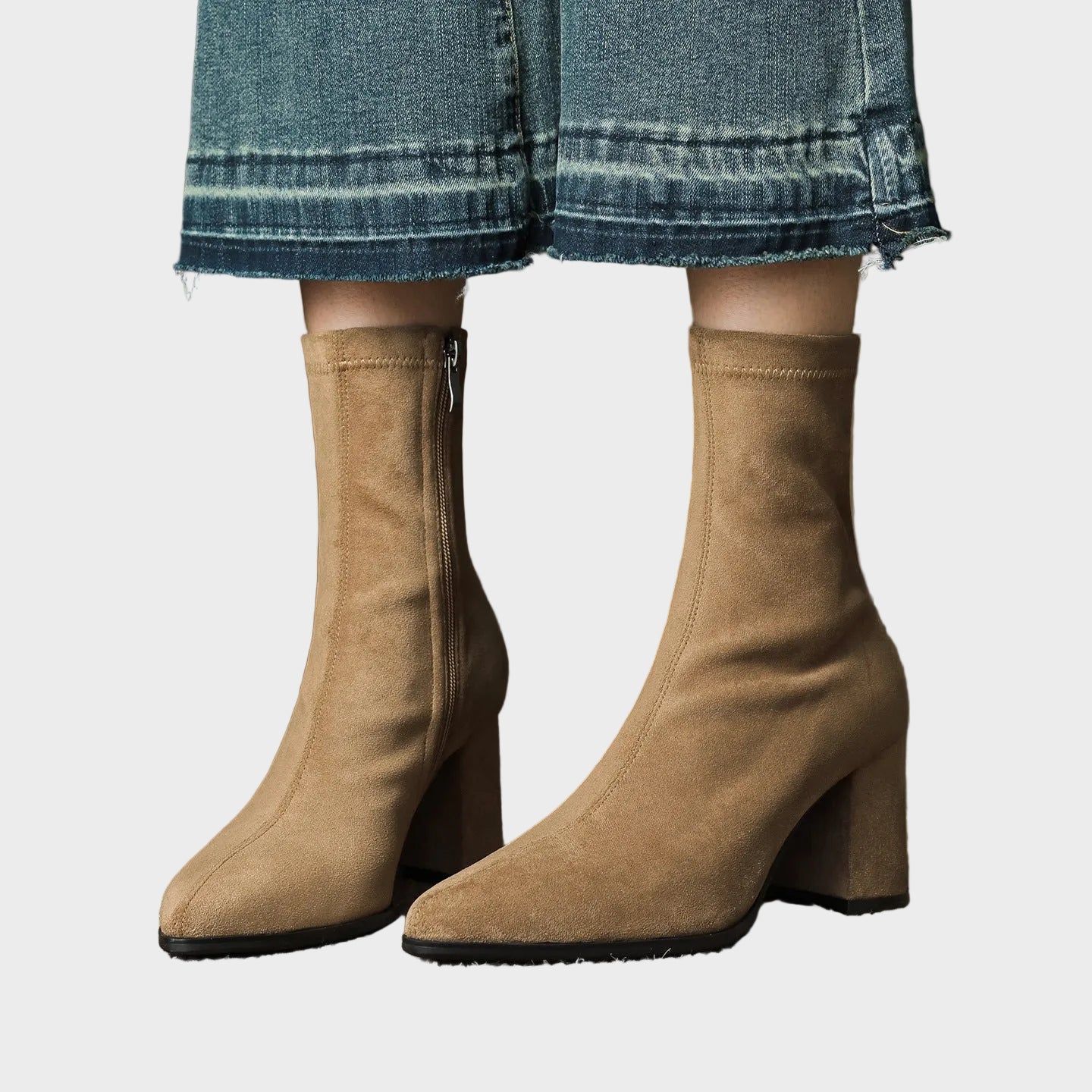 Alora Μπότες από γνήσιο καστόρι