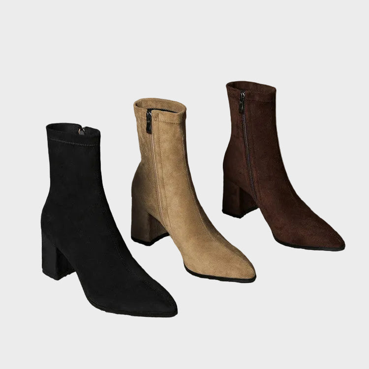 Alora Μπότες από γνήσιο καστόρι