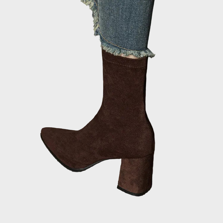 Alora Μπότες από γνήσιο καστόρι