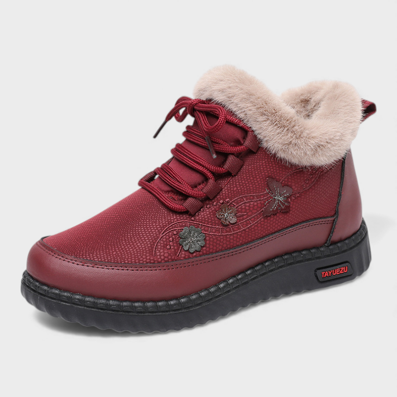 Pavlina | Γυναικείες αντιολισθητικές, άνετες, με επένδυση από φλις, ζεστές μπότες χιονιού