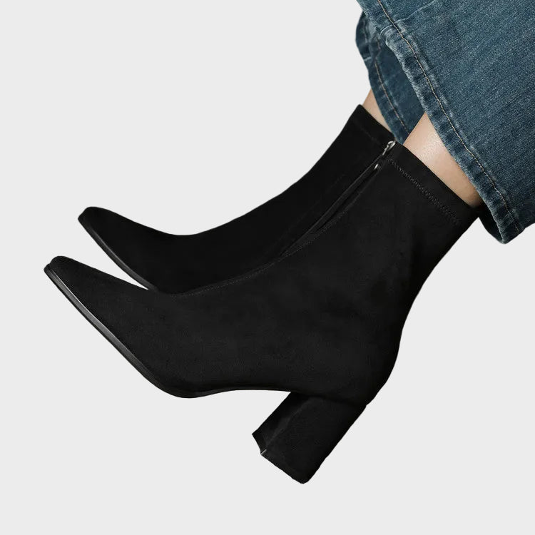 Alora Μπότες από γνήσιο καστόρι