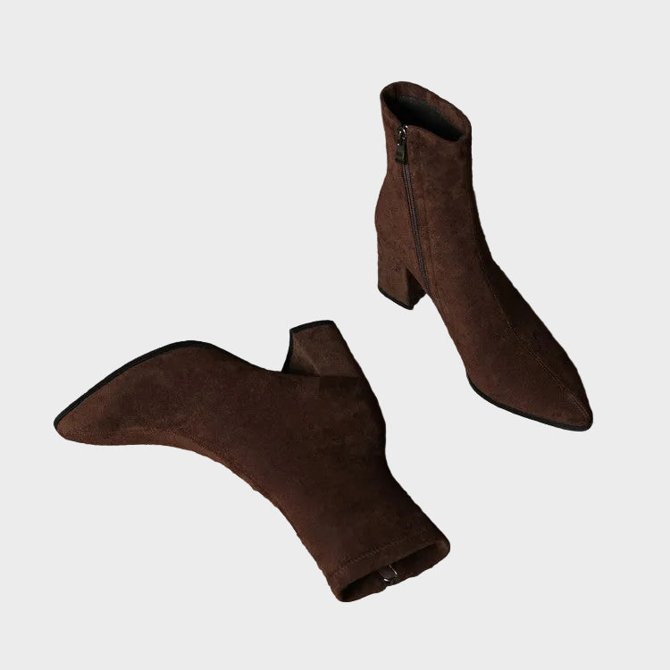 Alora Μπότες από γνήσιο καστόρι