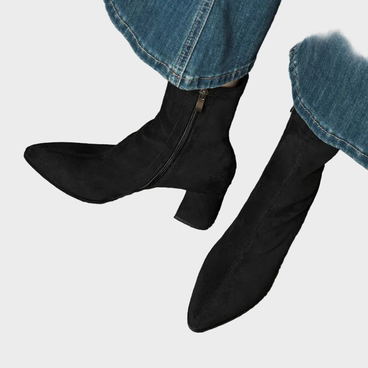 Alora Μπότες από γνήσιο καστόρι