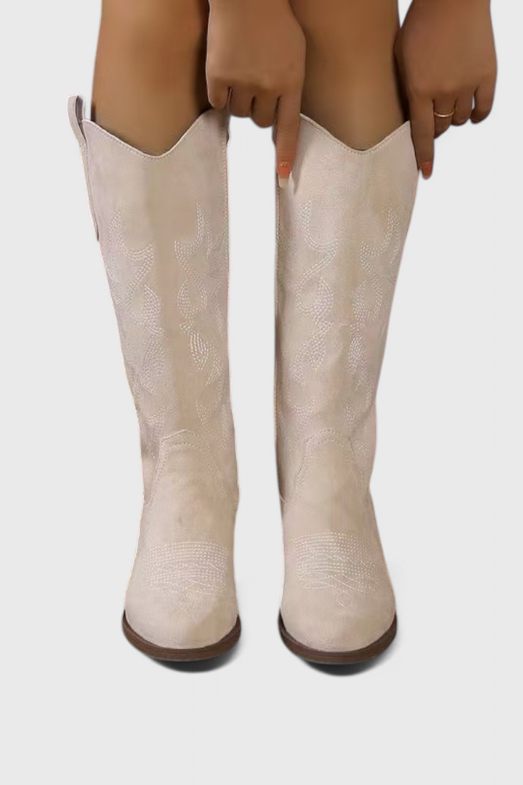 Elka Καουμπόικες Western Μπότες από Σουέτ