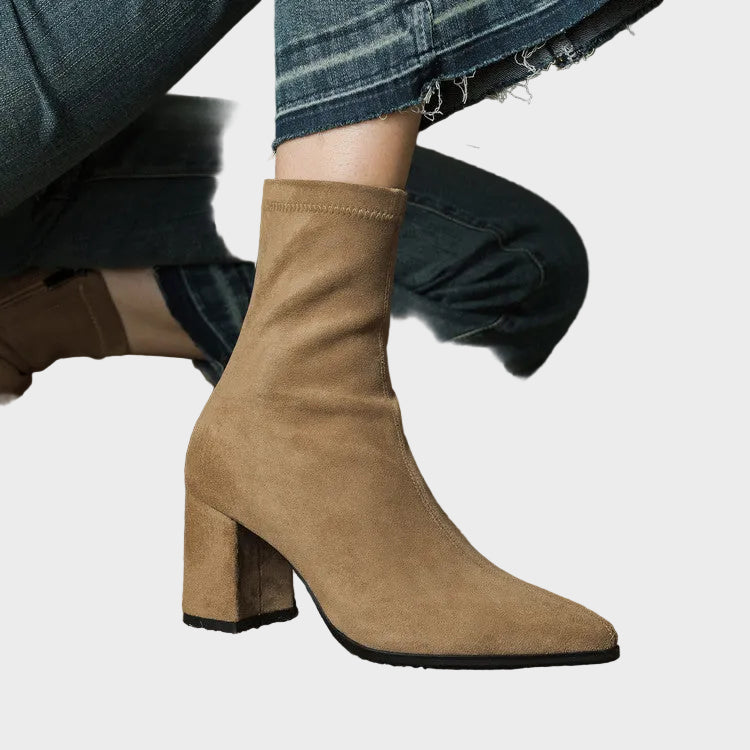 Alora Μπότες από γνήσιο καστόρι