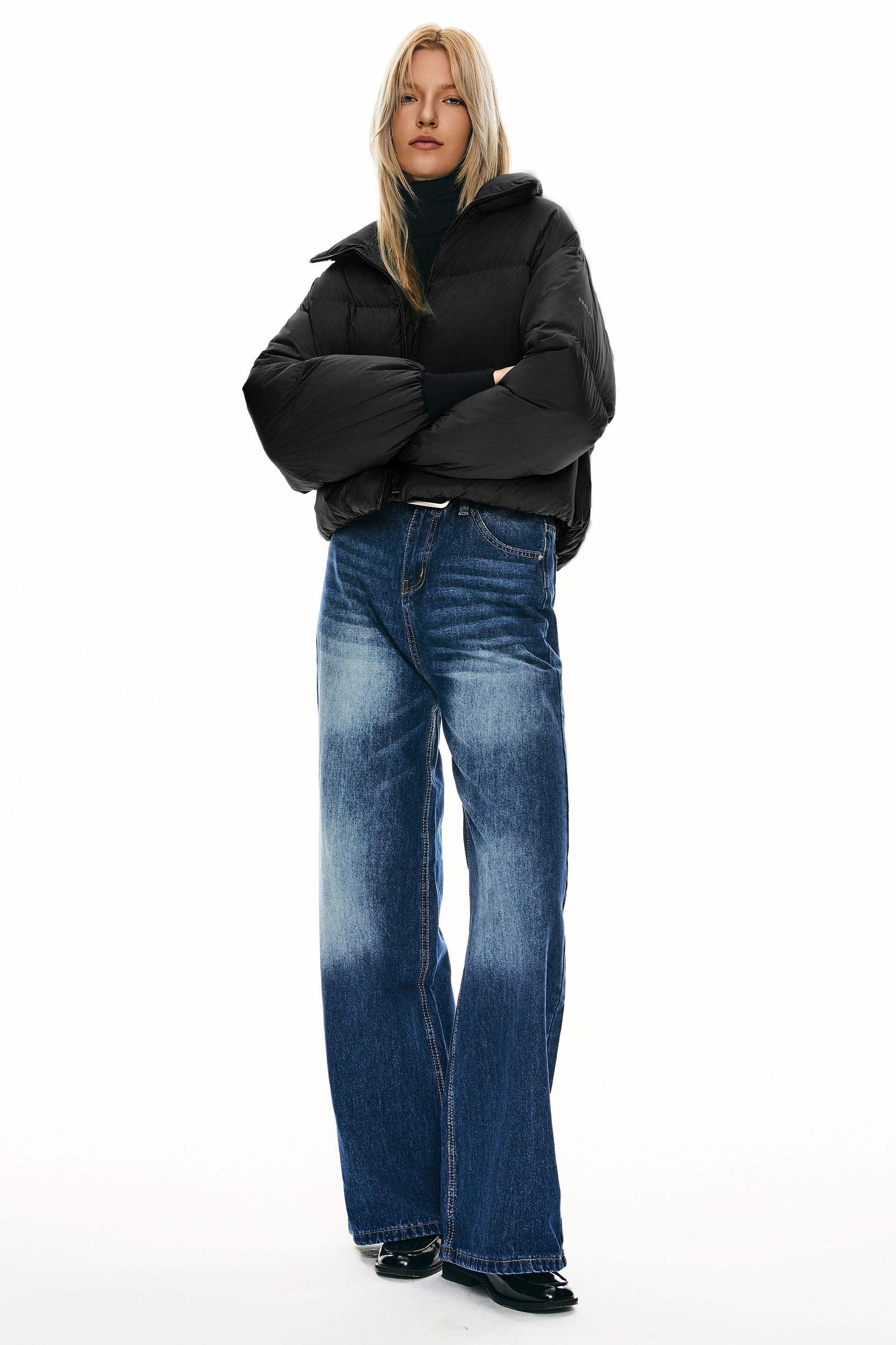 Dela | Κλασικό Κοντό Oversized Πουπουλένιο Παλτό