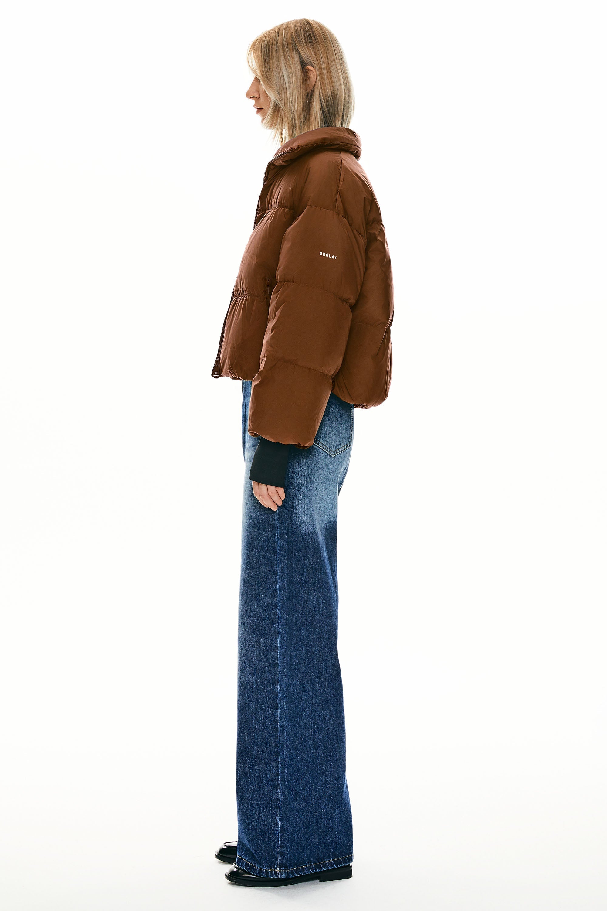 Dela | Κλασικό Κοντό Oversized Πουπουλένιο Παλτό