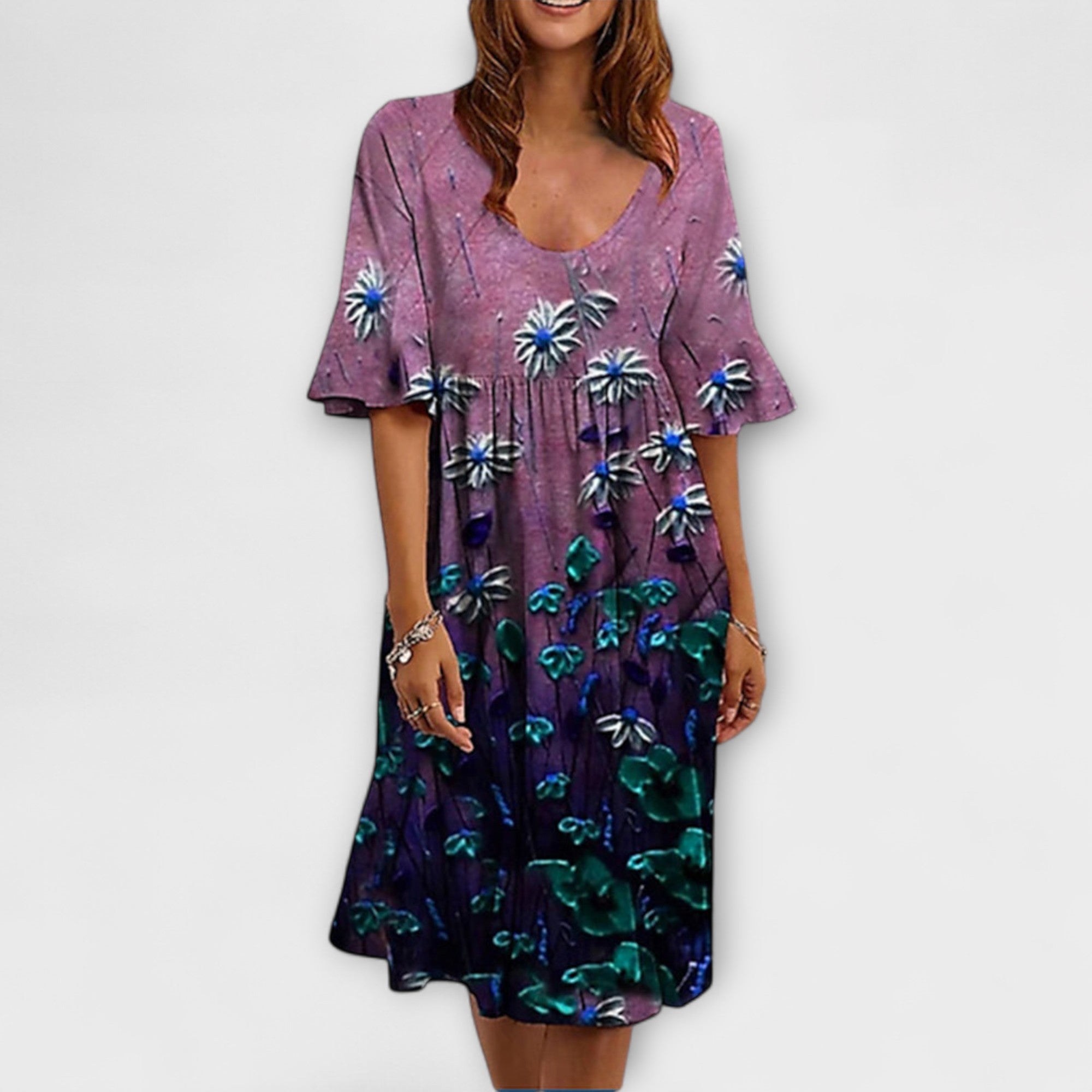 Ulla — Κομψό Καλοκαιρινό Φόρεμα Casual