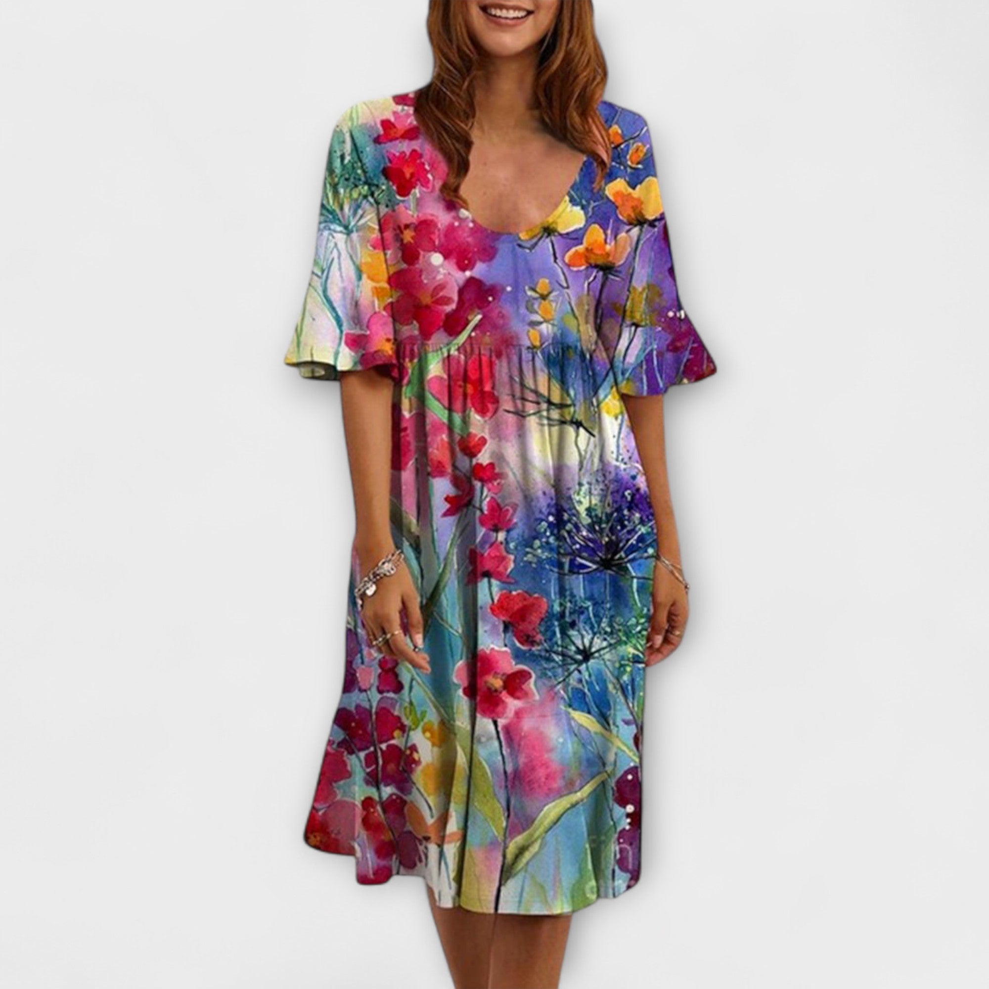 Ulla — Κομψό Καλοκαιρινό Φόρεμα Casual