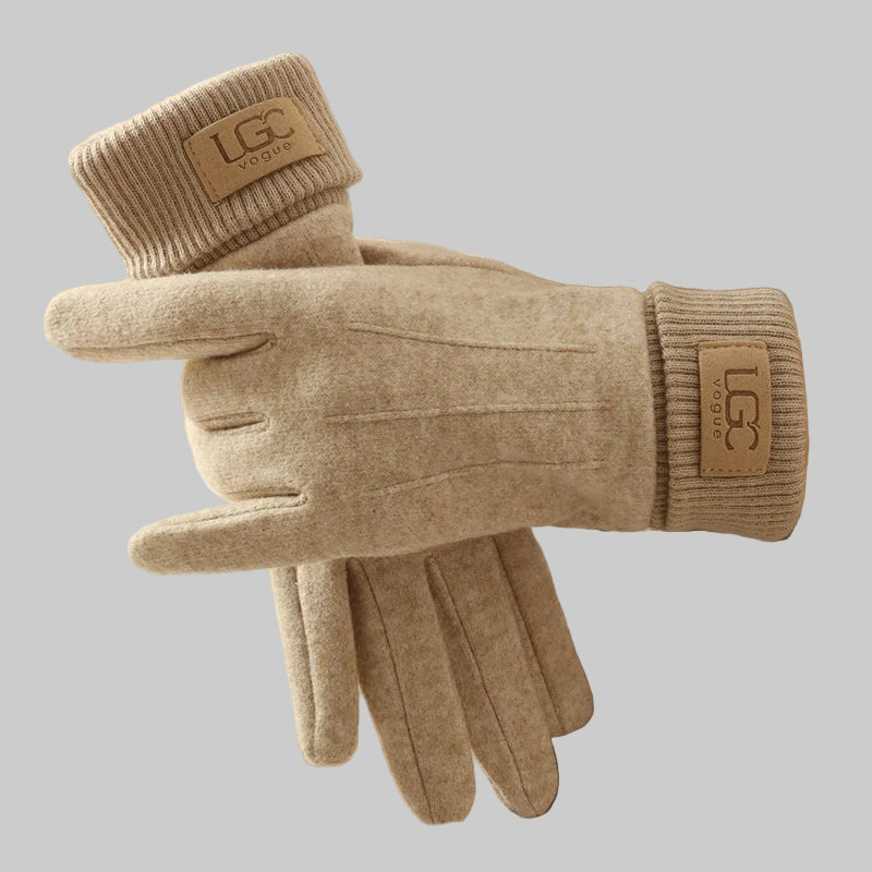 Γάντια Οθόνης Αφής από Μείγμα Καμηλό