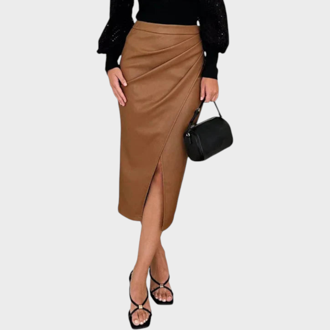 Kaylee | Δερμάτινη Φούστα