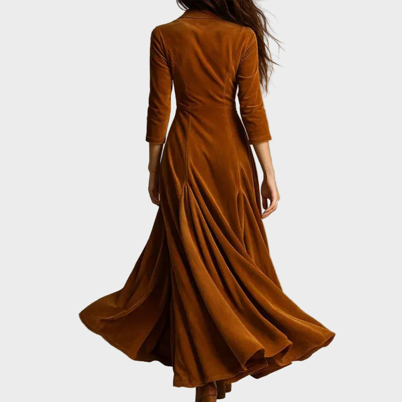 Anna | Long Velvet Dress