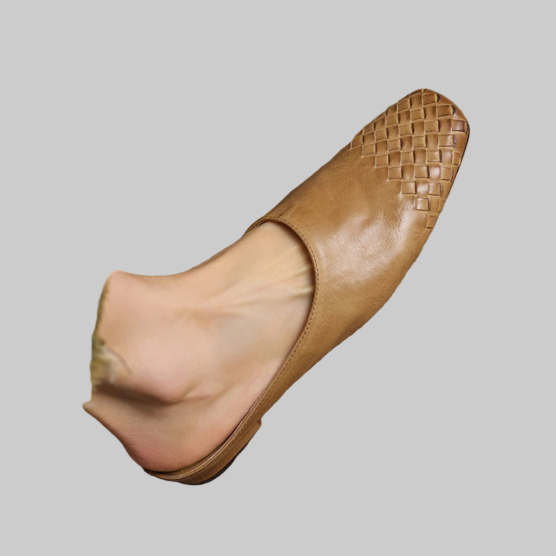 Μουλάρια Nuvella Δερμάτινα Τετράγωνα