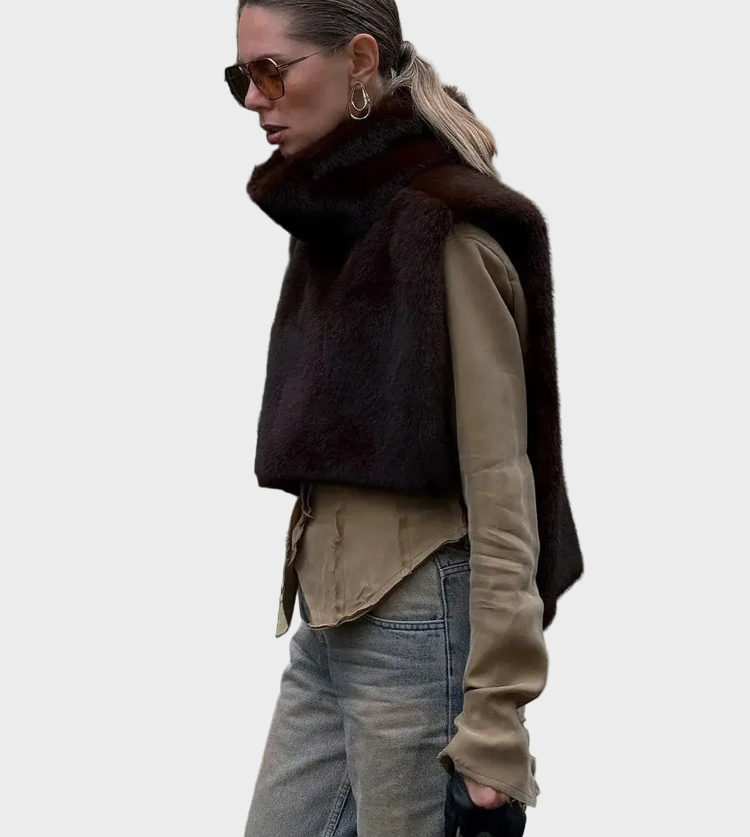 Micah| Fur Vest