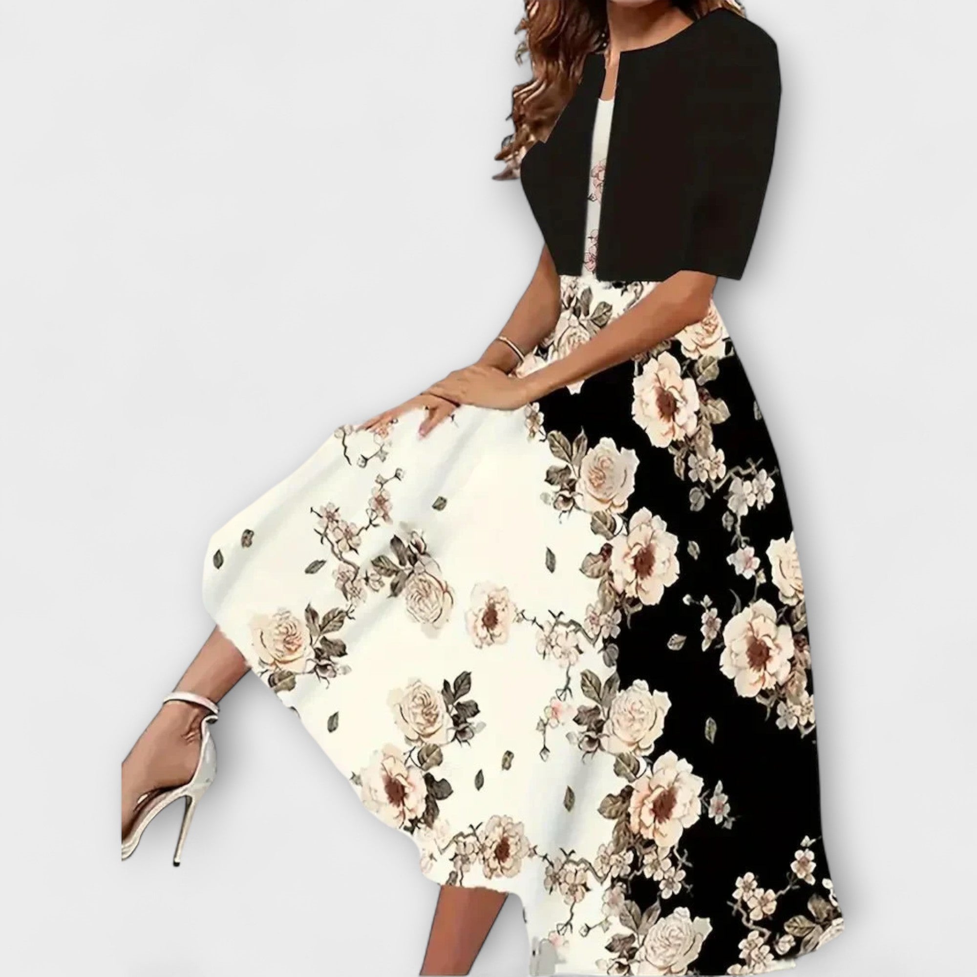 Γυναικείο Μίντι Φόρεμα με Μπλέιζερ