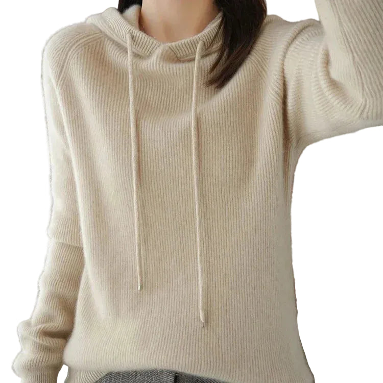 Penny - Πλεκτή Μπλούζα Cashmere με Κουκούλα Calderon (Calderon Cashmere Hood Knit)