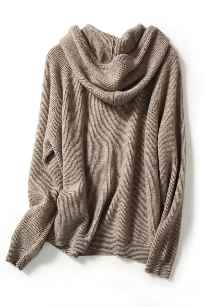Penny - Πλεκτή Μπλούζα Cashmere με Κουκούλα Calderon (Calderon Cashmere Hood Knit)