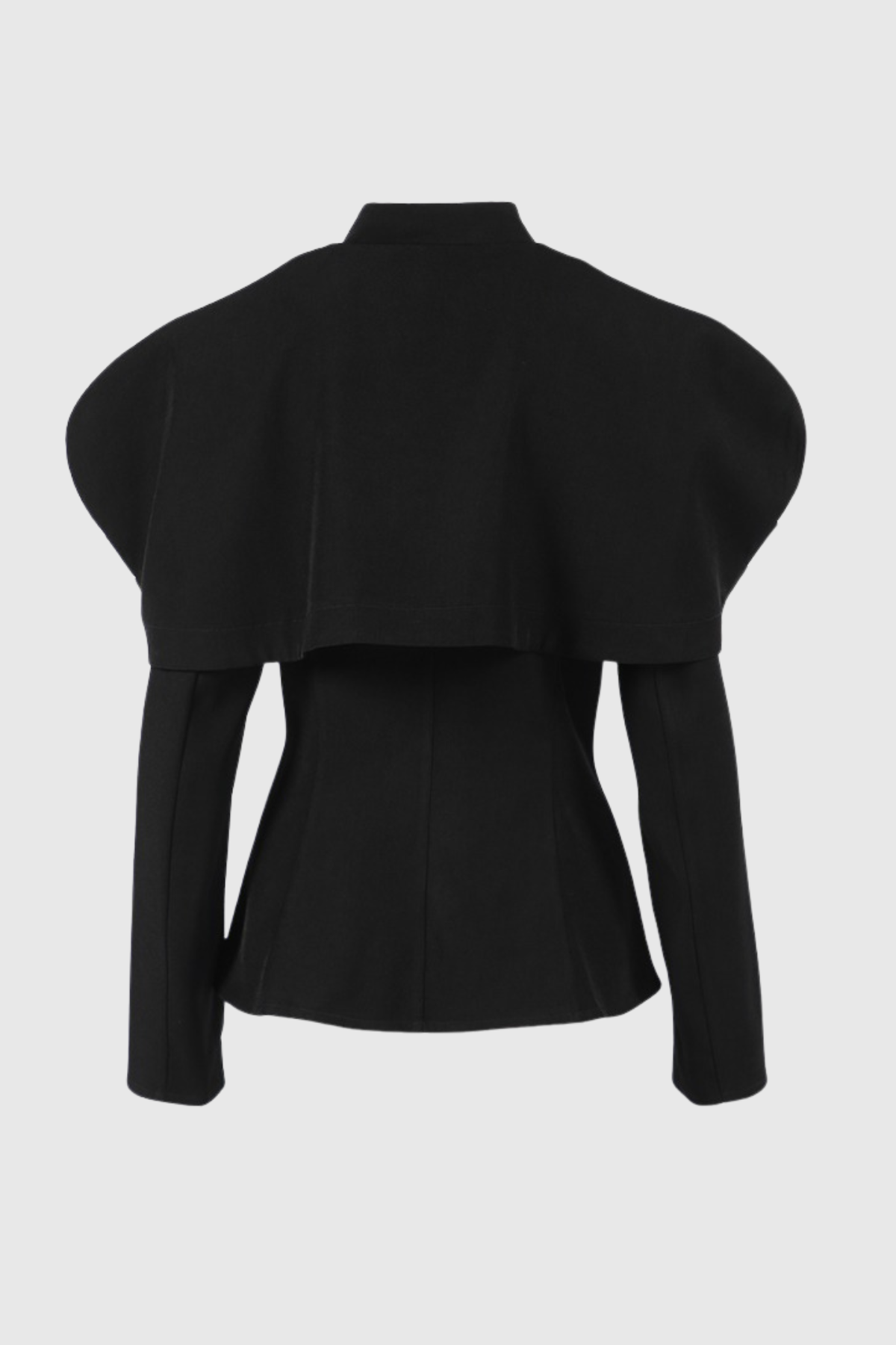 Suza Ruched Σακάκι Εσάρπα - Μαύρο