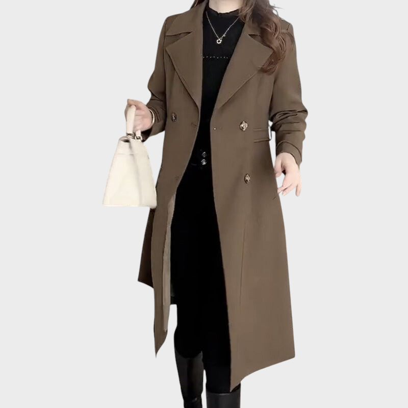 Olivia™ |Κομψό παλτό τύπου trench