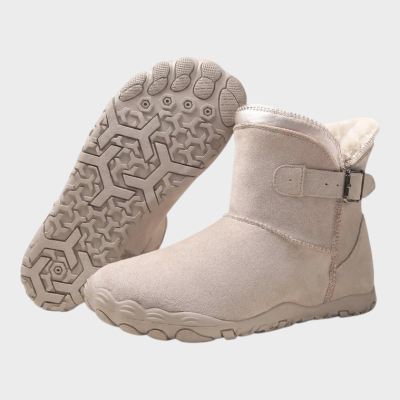 Cozely | Γυναικεία Παπούτσια Μπαρέτας με Επένδυση από Γούνα & Εργονομικό Σχέδιο (BOGO)