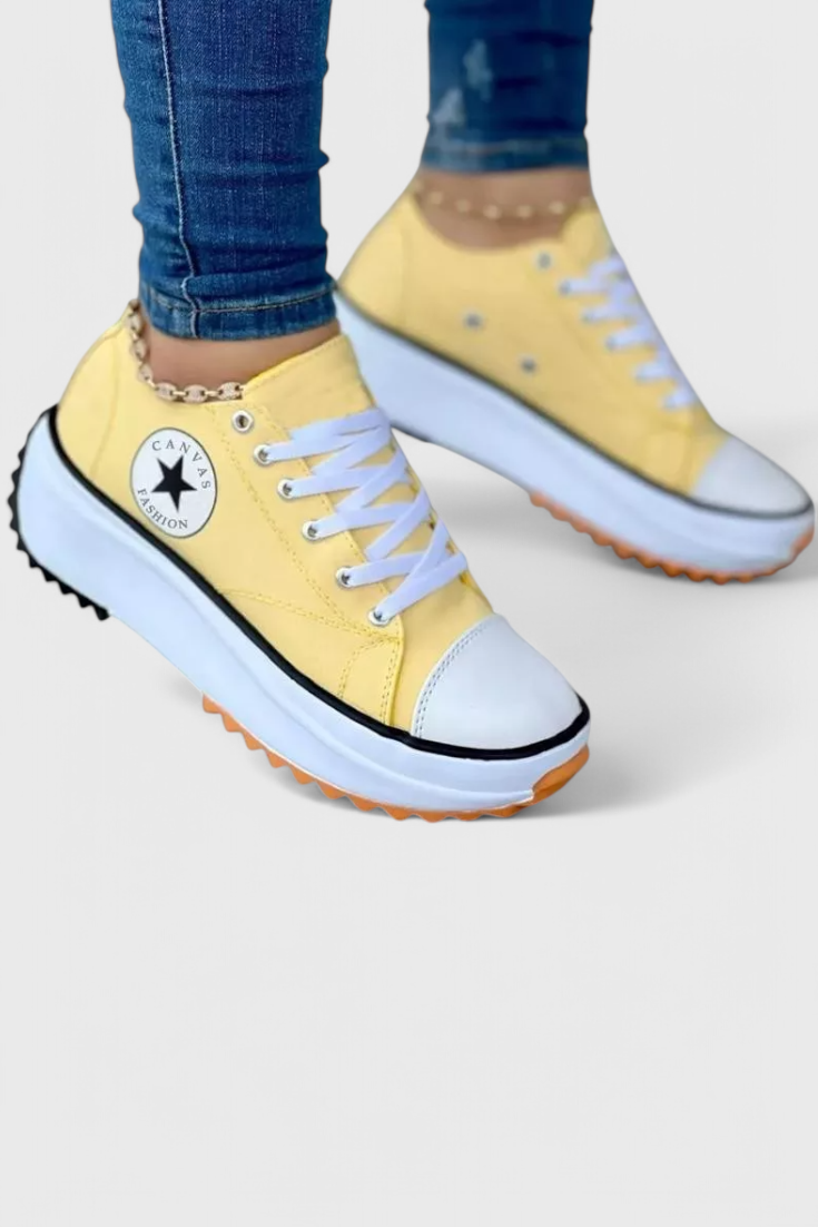 Taya Chunky Αθλητικά Παπούτσια από Καμβά