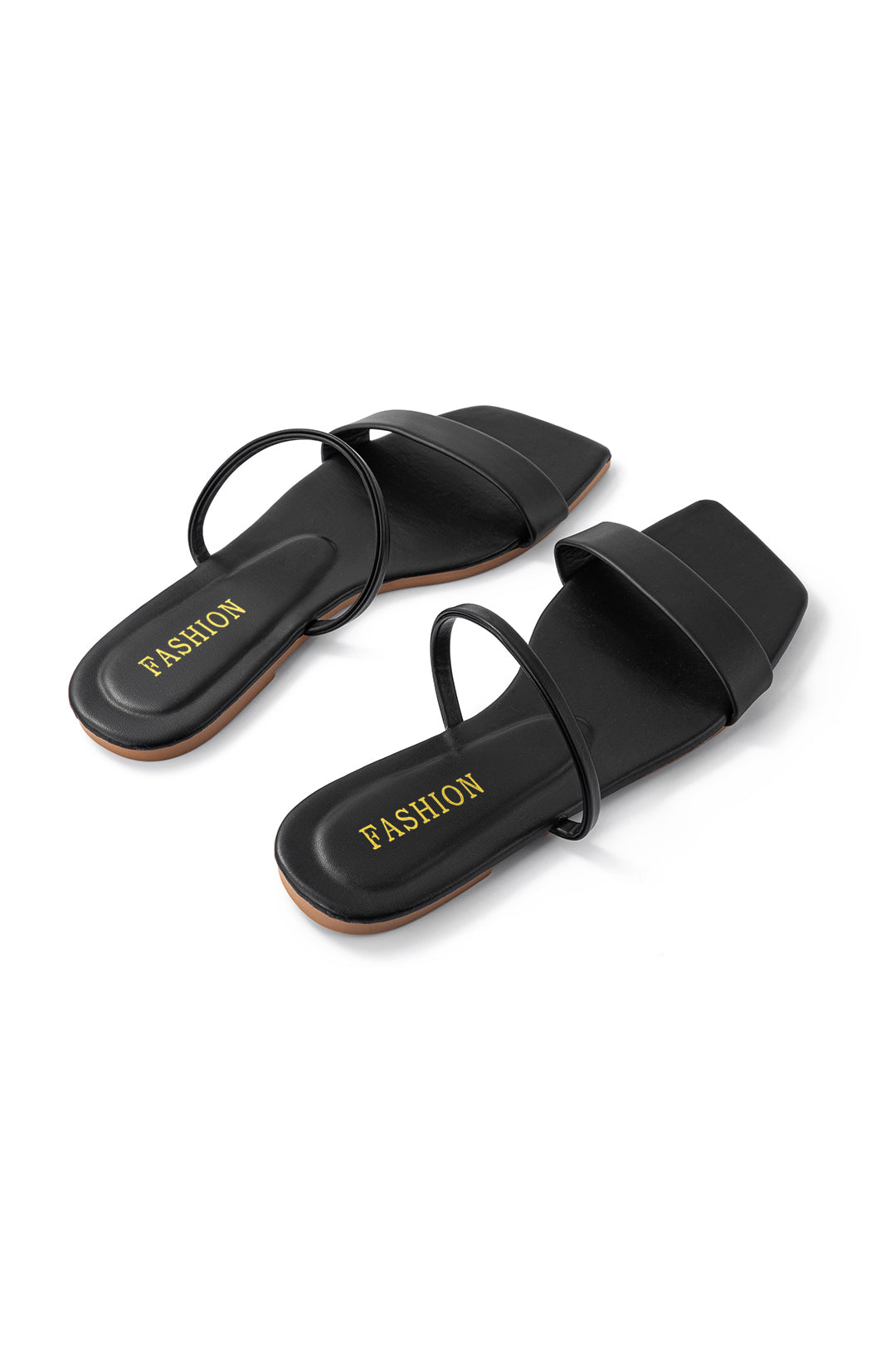 Basic Flat σανδάλια με τετράγωνη μύτη 