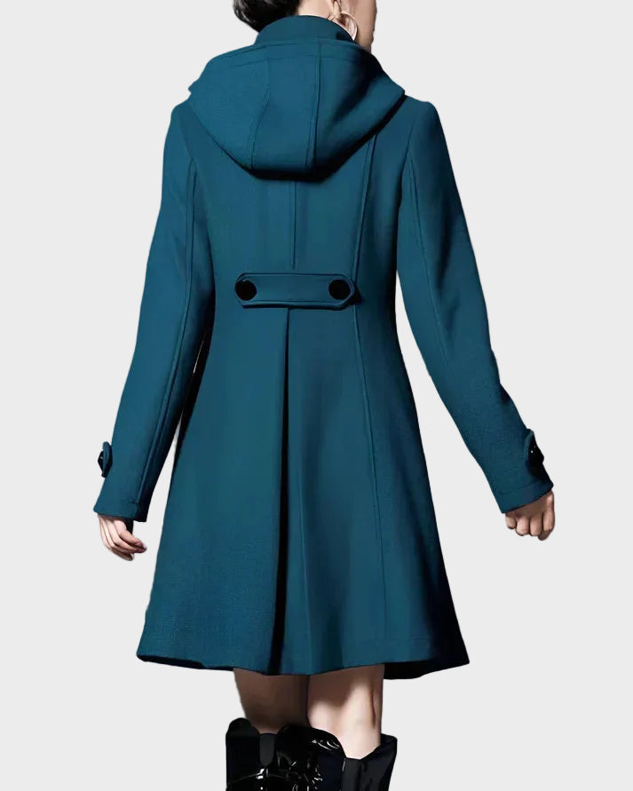 Monty™ | Κομψό Ζεστό Χειμωνιάτικο Παλτό σε Γραμμή Α με Ψηλό Λαιμό