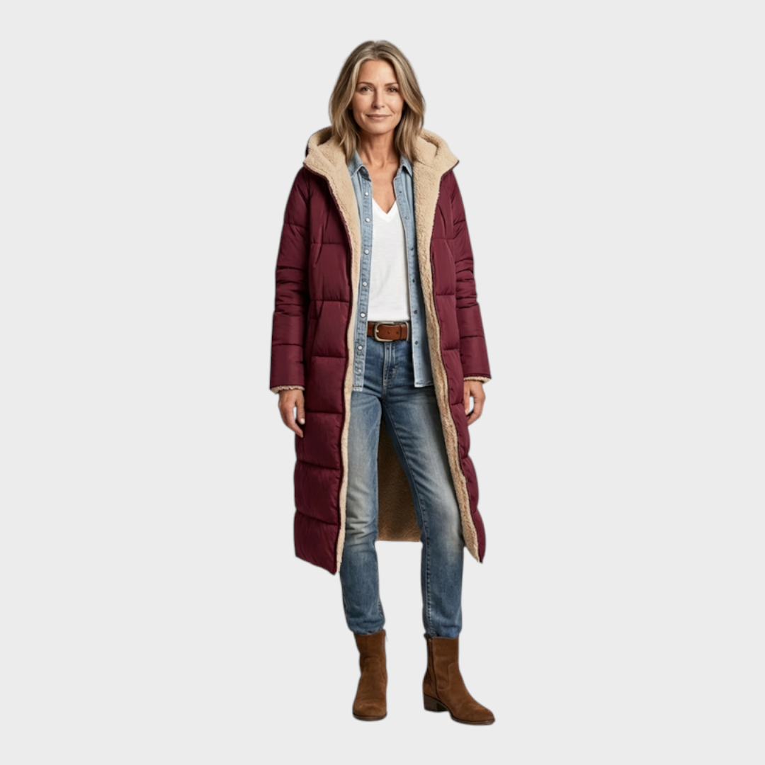 Gloria | Κομψό Αναστρέψιμο Παλτό