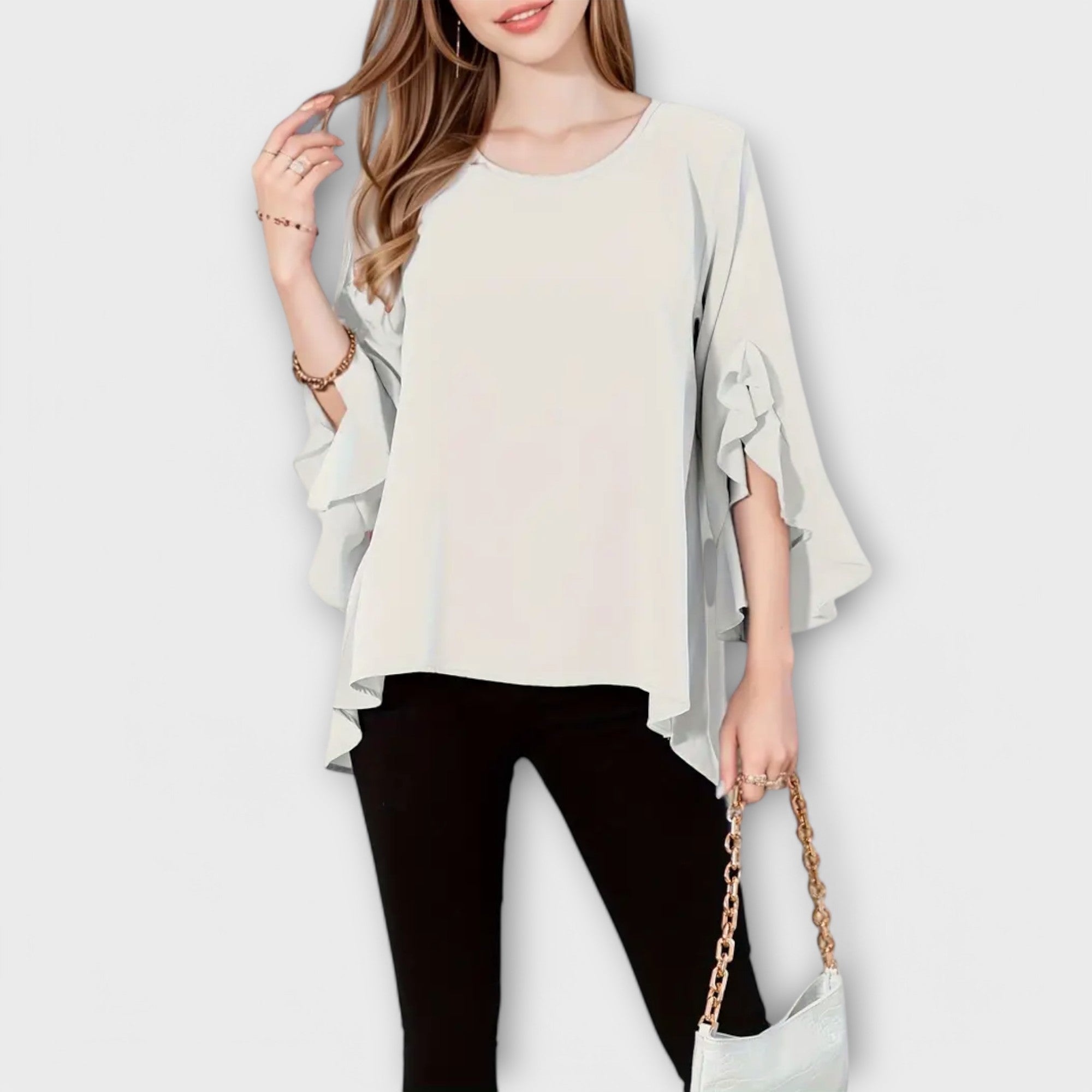 Aria - Η τέλεια μπλούζα της άνοιξης με στρογγυλή λαιμόκοψη