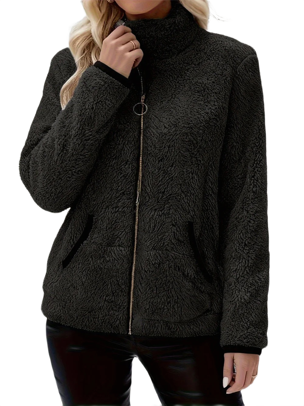 Liora | Εφαρμοστό Fleece με Επένδυση Plush (Slim-Fit Plush Fleece)