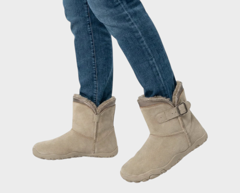 Cozely | Γυναικεία Παπούτσια Μπαρέτας με Επένδυση από Γούνα & Εργονομικό Σχέδιο (BOGO)