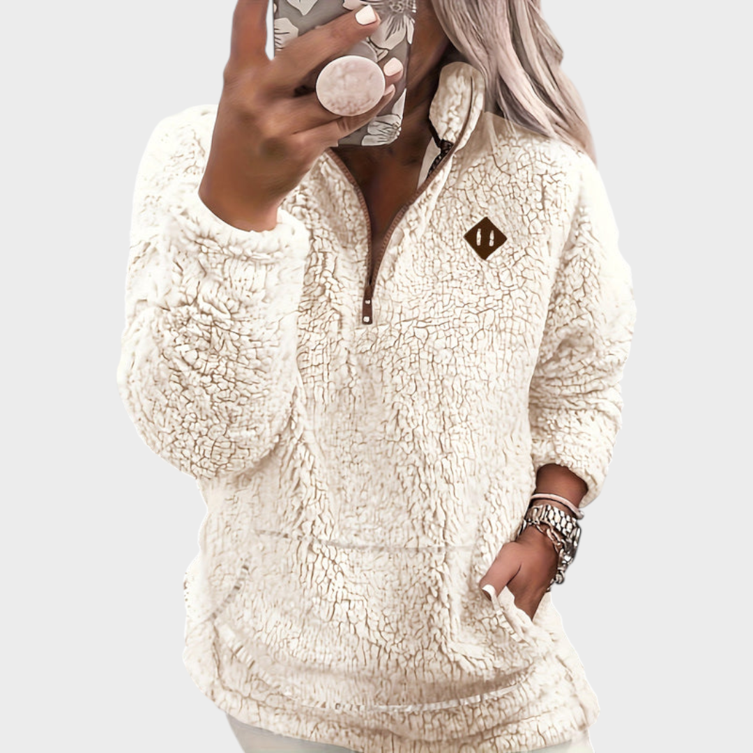 Eloise | Φούτερ με επένδυση από φλις και φερμουάρ