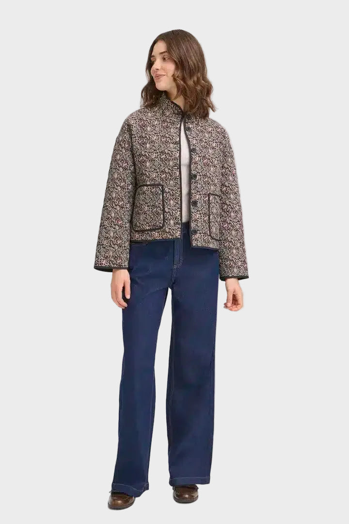 Lara | Σακάκι Claudine με σχέδιο Paisley