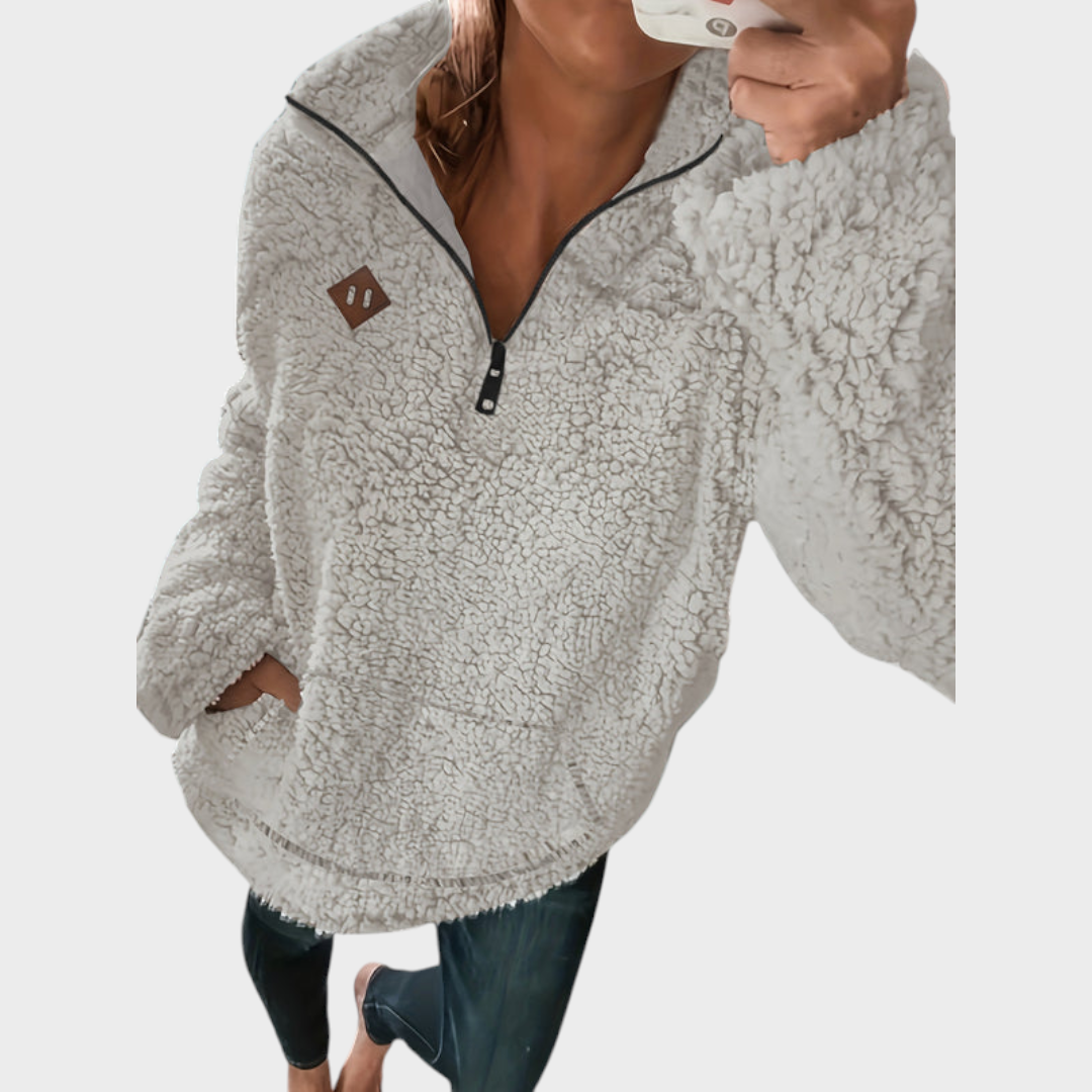 Eloise | Φούτερ με επένδυση από φλις και φερμουάρ