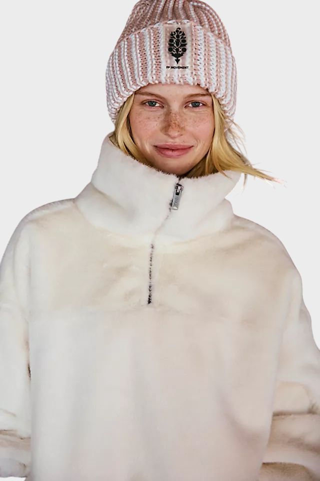 Aileen | Μισό φερμουάρ από συνθετική γούνα