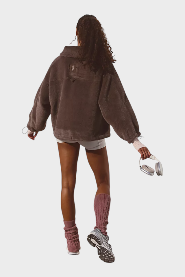 Aileen | Μισό φερμουάρ από συνθετική γούνα