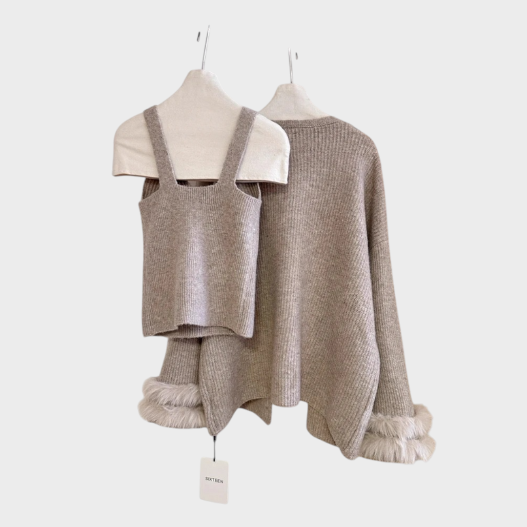 Eira | Διακοσμημένη Μπλούζα με Συντονισμένο Σακάκι