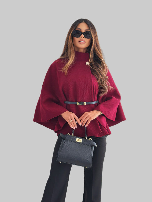 Selviora | Κομψό Μπουφάν Πεταλούδα με ζώνη