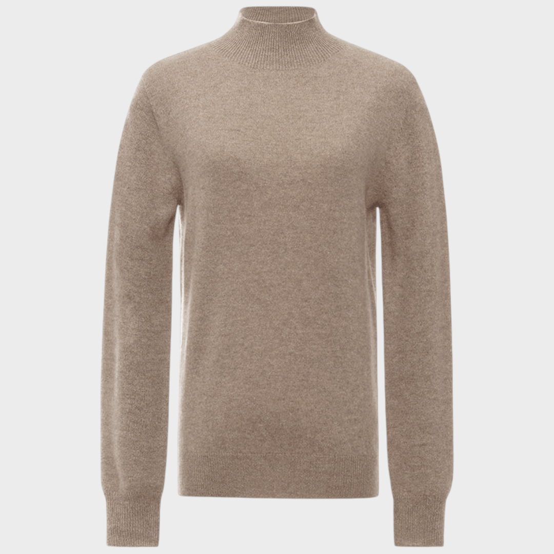 Divine | Γυναικείο Πουλόβερ Cashmere με Ψηλό Λαιμό