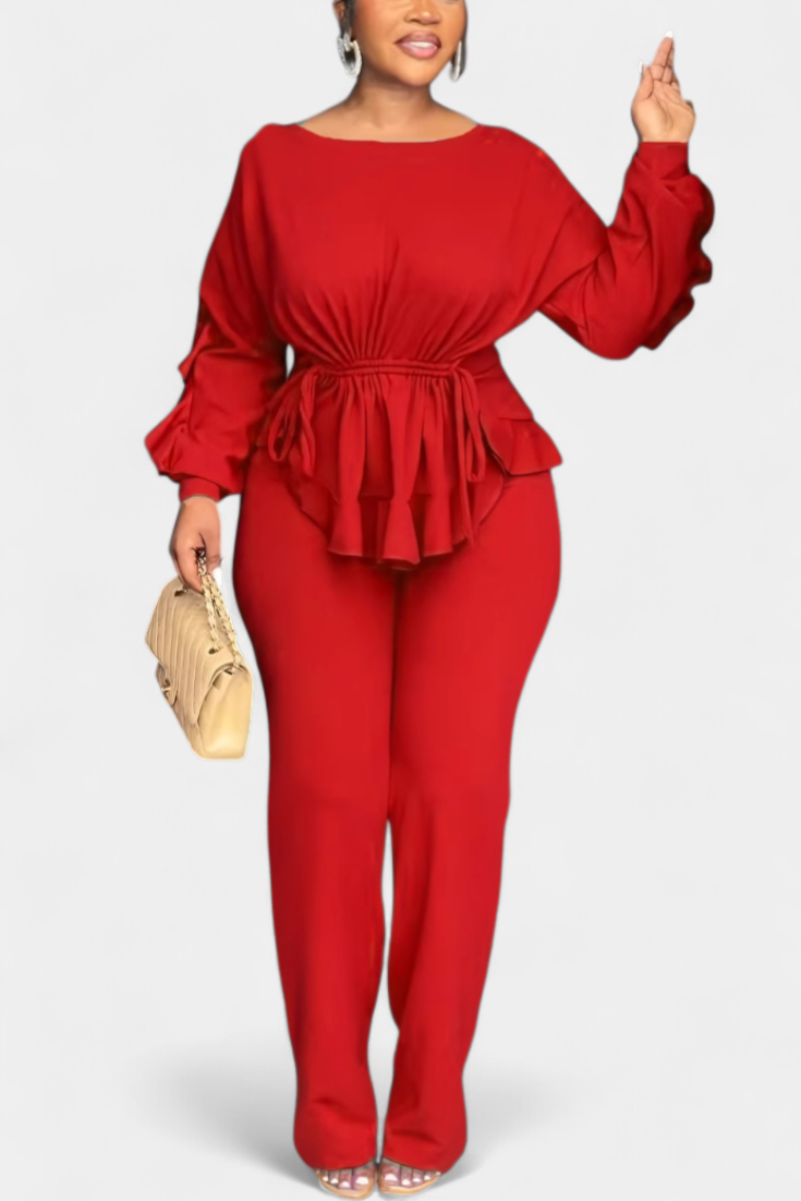 Charmed Σετ 2 Τεμαχίων με Βολάν και Κορδόνι