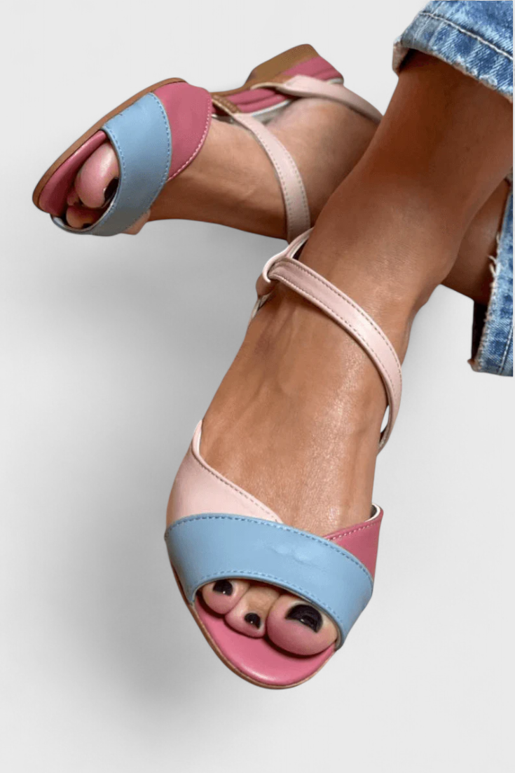 Juralina Κομψά σανδάλια με λουράκι αστραγάλου με μαλακή σόλα