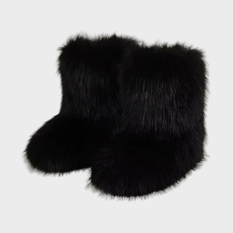 Luna - Μπότες από Ψεύτικη Γούνα