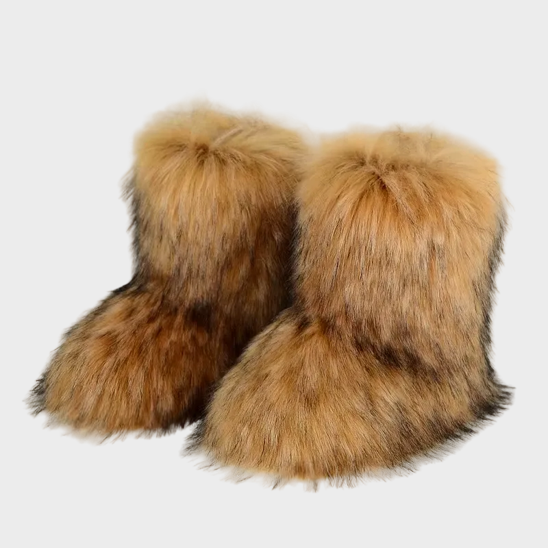 Luna - Μπότες από Ψεύτικη Γούνα