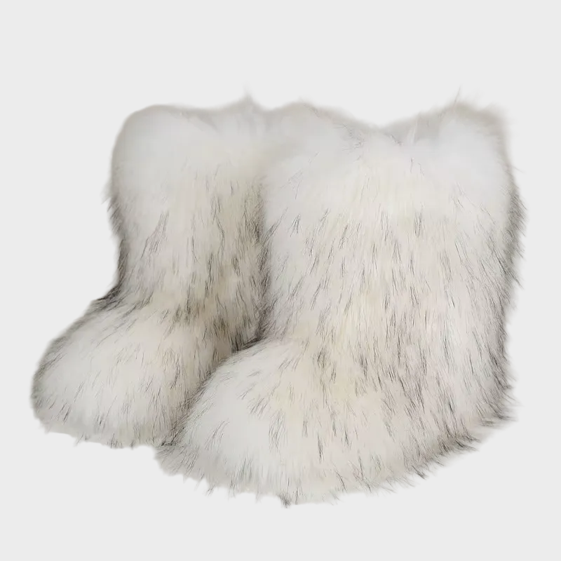 Luna - Μπότες από Ψεύτικη Γούνα