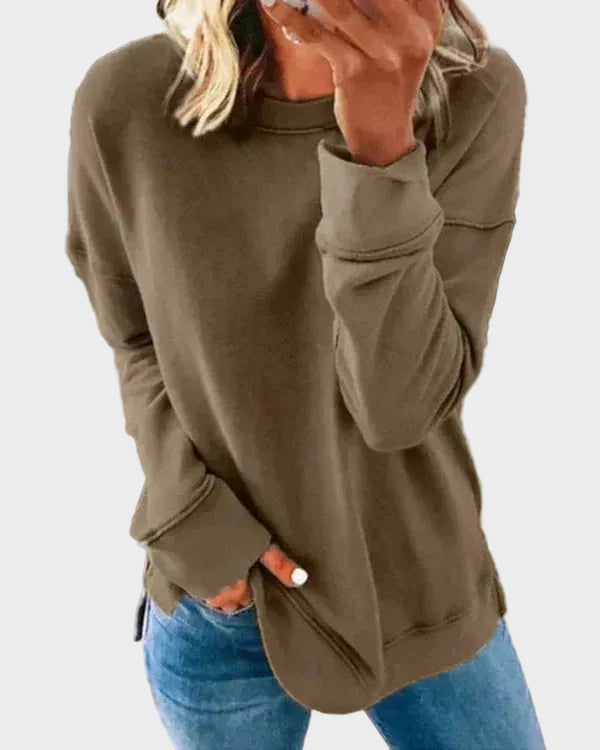 Riverton Μακριά Φούτερ Μπλούζα με Επένδυση Fleece