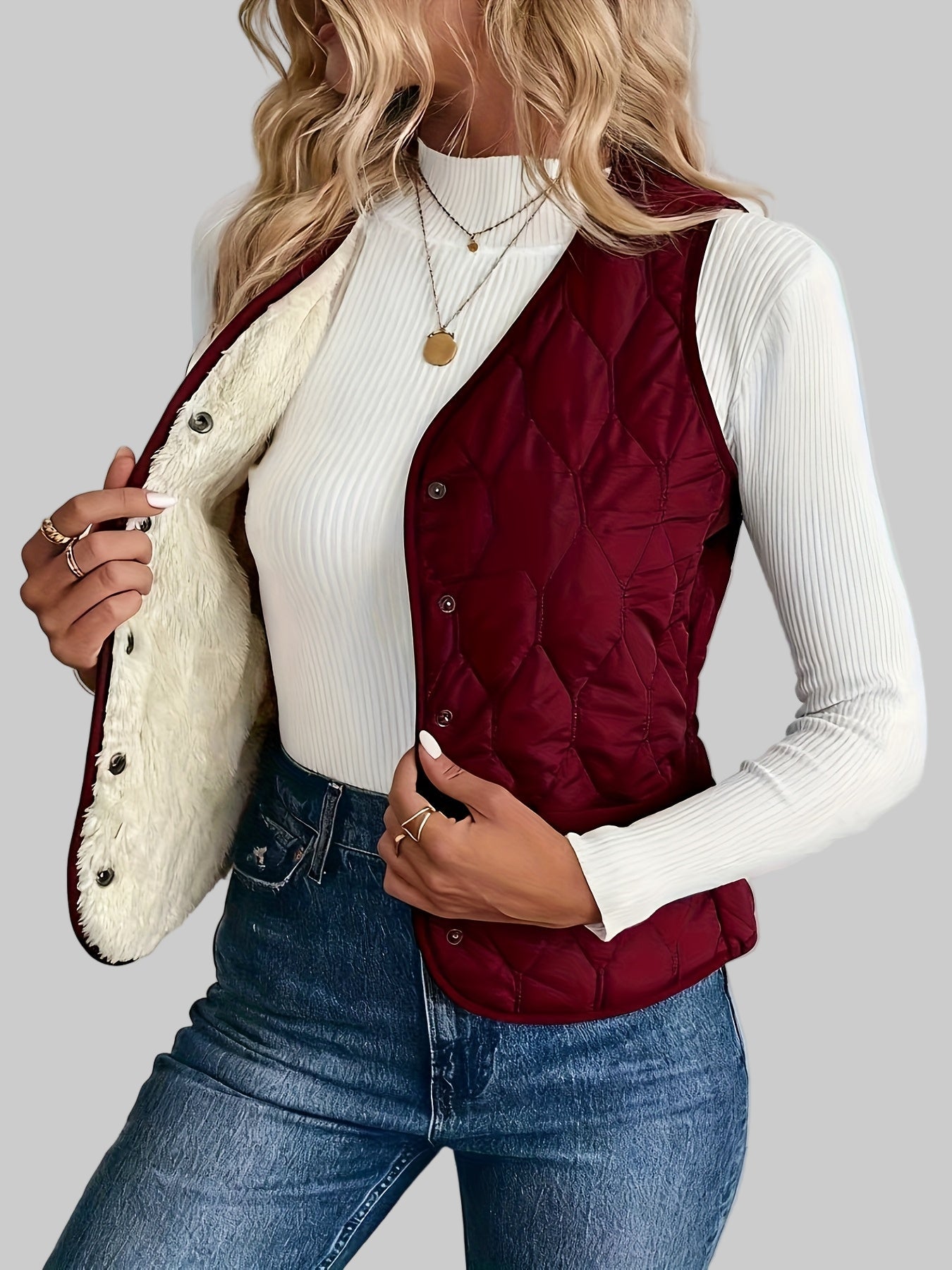 Pique καπιτονέ μπόμπερ γιλέκο